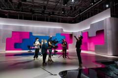 Presseevent, Eröffnung des EM Studios von magenta TV in Ismaning bei München.