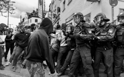 1. Mai Protest gegen die Nazis