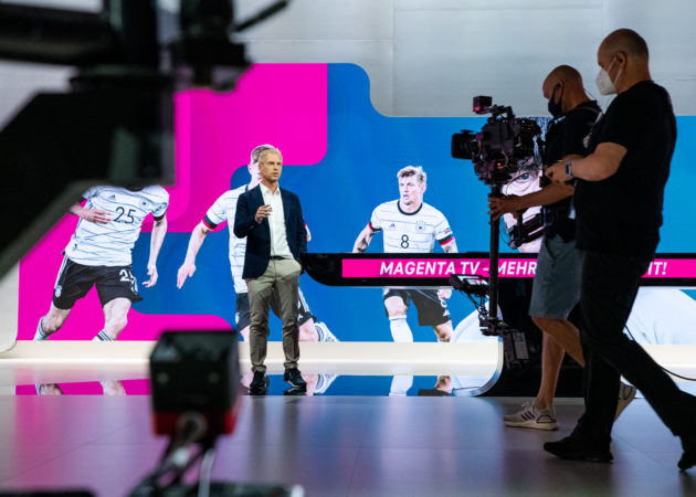 Eröffnung des EM Studios von magenta TV